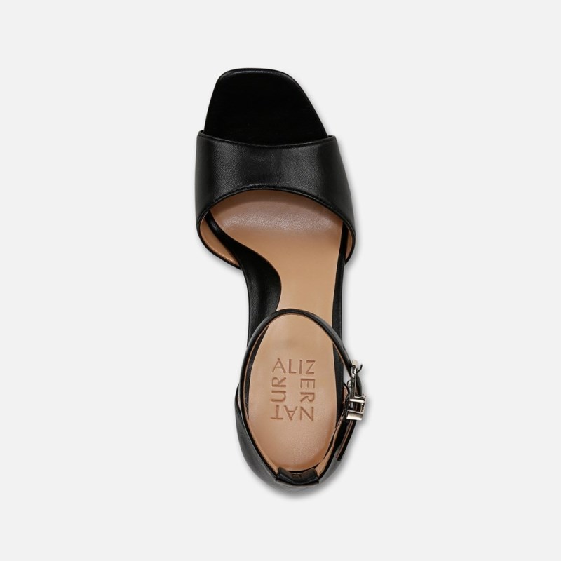 Naturalizer Malia Dress Sandal Womens Black Heeled Sandals SG35-4105O1