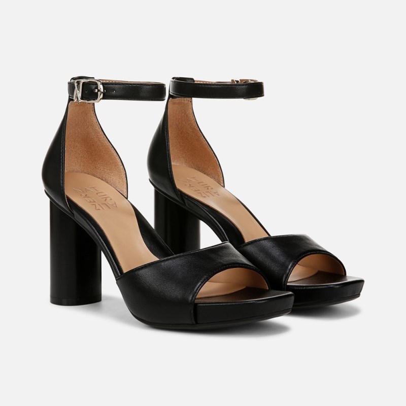 Naturalizer Malia Dress Sandal Womens Black Heeled Sandals SG35-4105O1