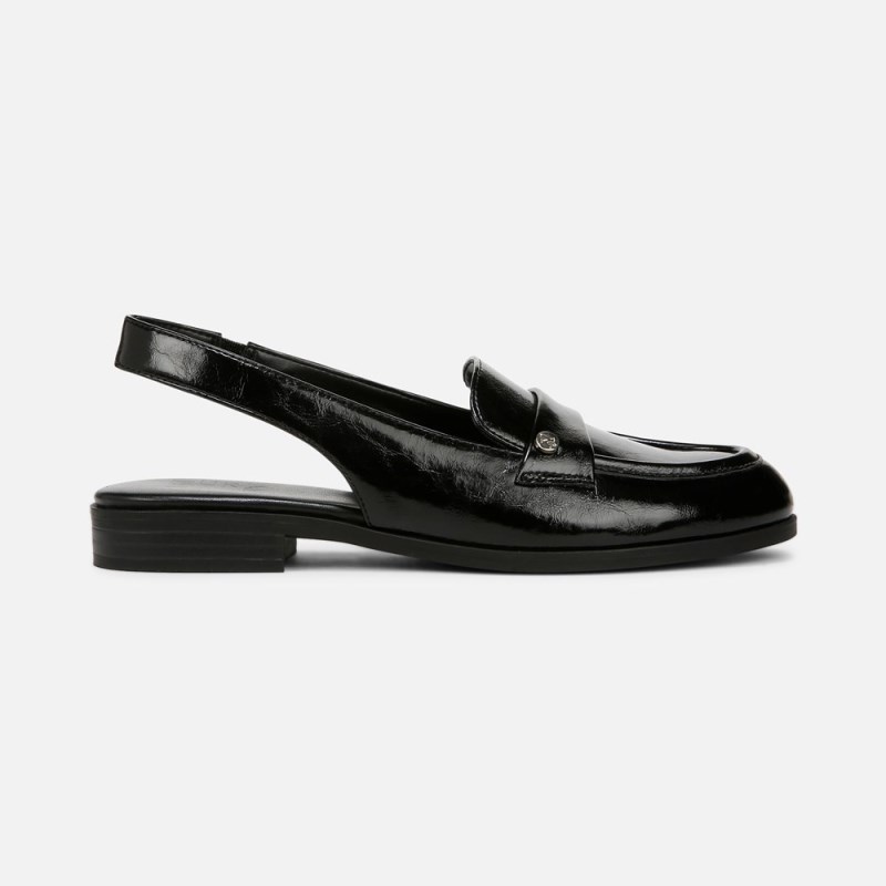 Naturalizer Milo Sling Loafer Womens Black Slingbacks EZ95-9175J0