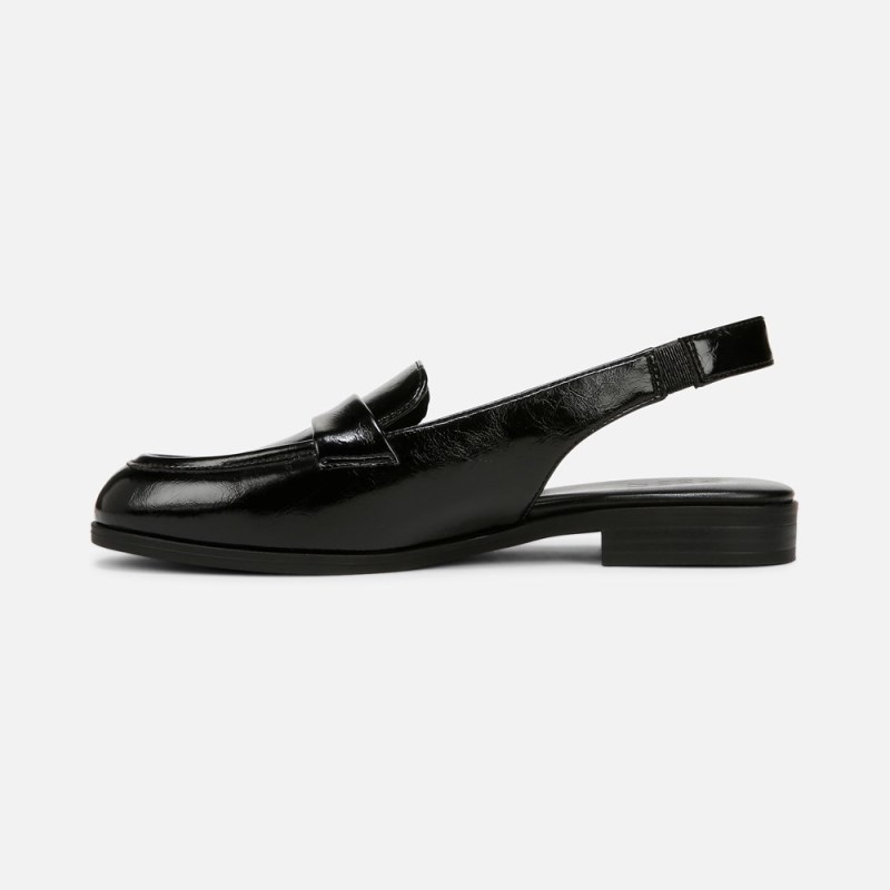 Naturalizer Milo Sling Loafer Womens Black Slingbacks EZ95-9175J0
