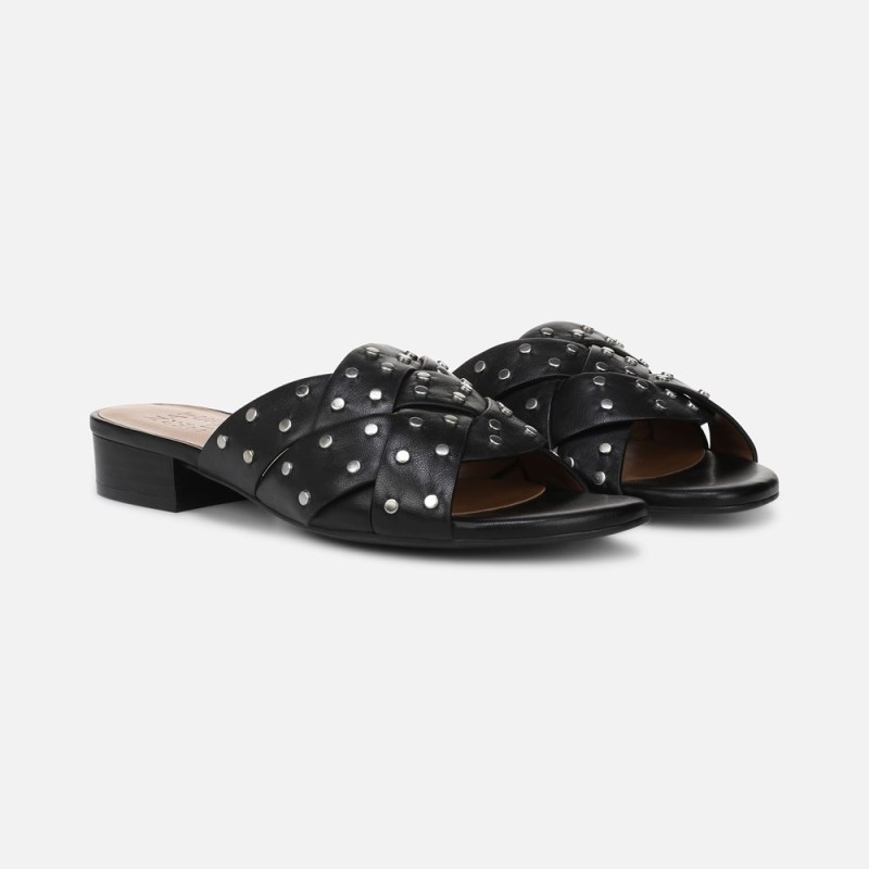 Naturalizer Morena Sandal Womens Black Flat Sandals LX46-6646M2