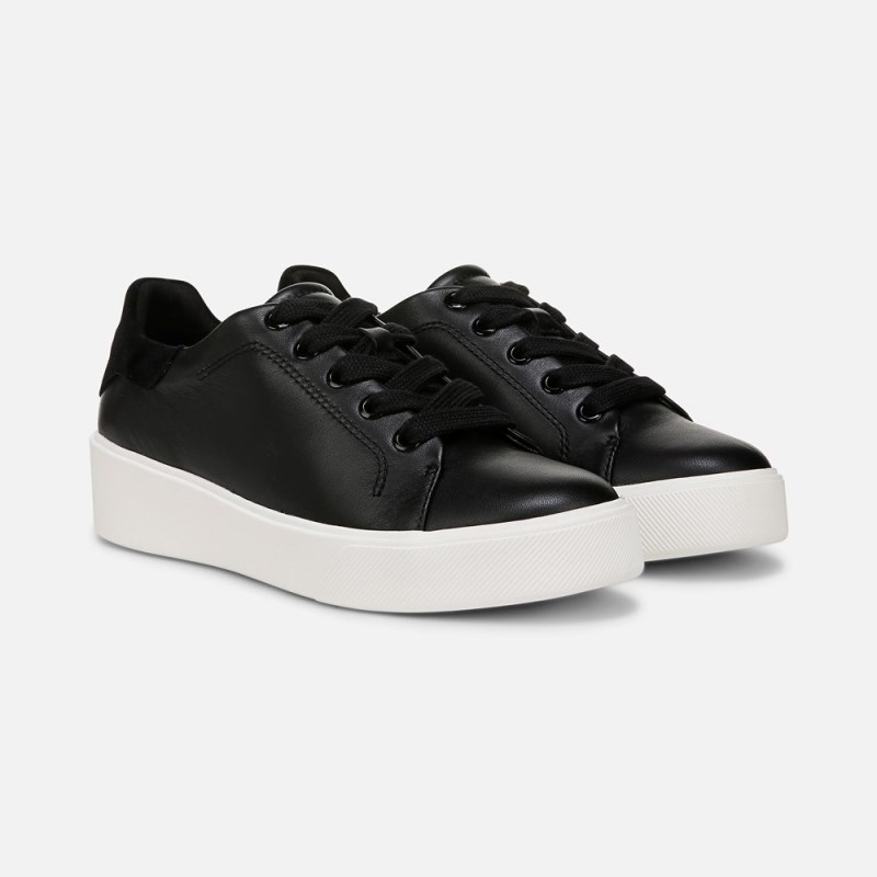 Naturalizer Morrison 2.0 Lace Up Sneaker Womens Black Lace Up Sneakers UN60-4390B0