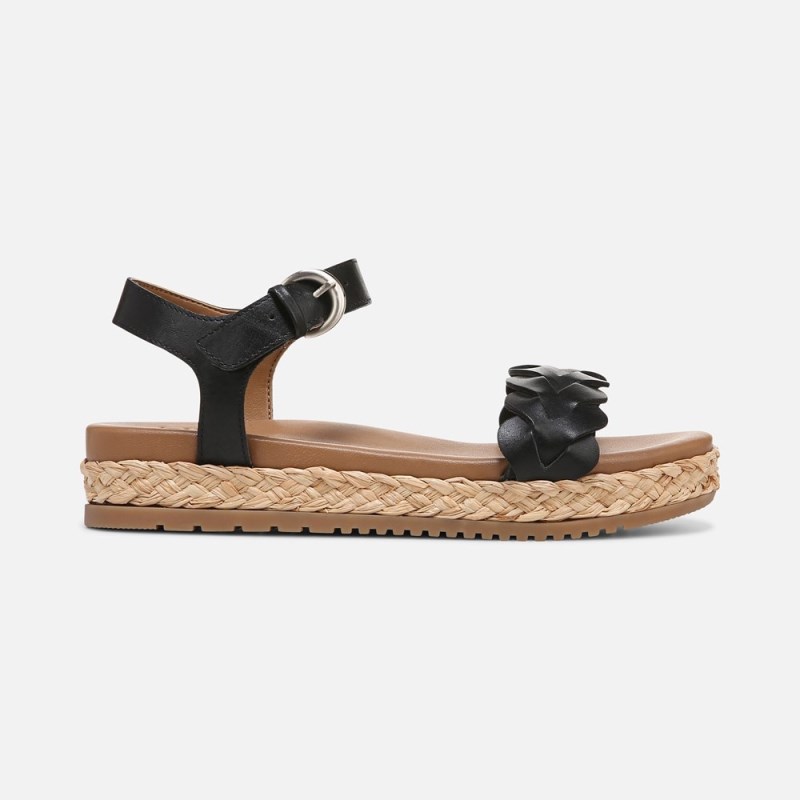 Naturalizer Neila Sandal Womens Black Platform Sandals CM07-0717H2