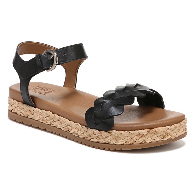 Naturalizer Neila Sandal Womens Black Platform Sandals CM07-0717H2