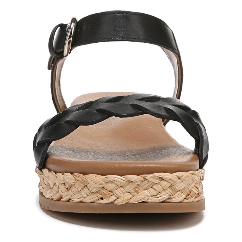 Naturalizer Neila Sandal Womens Black Platform Sandals CM07-0717H2