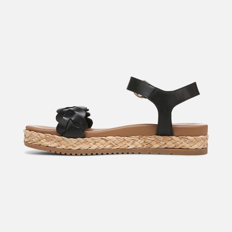 Naturalizer Neila Sandal Womens Black Platform Sandals CM07-0717H2