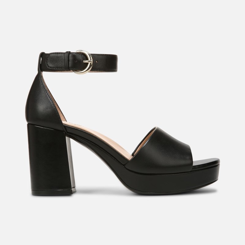 Naturalizer Pearlyn Dress Sandal Womens Black Heeled Sandals VQ66-4446C5