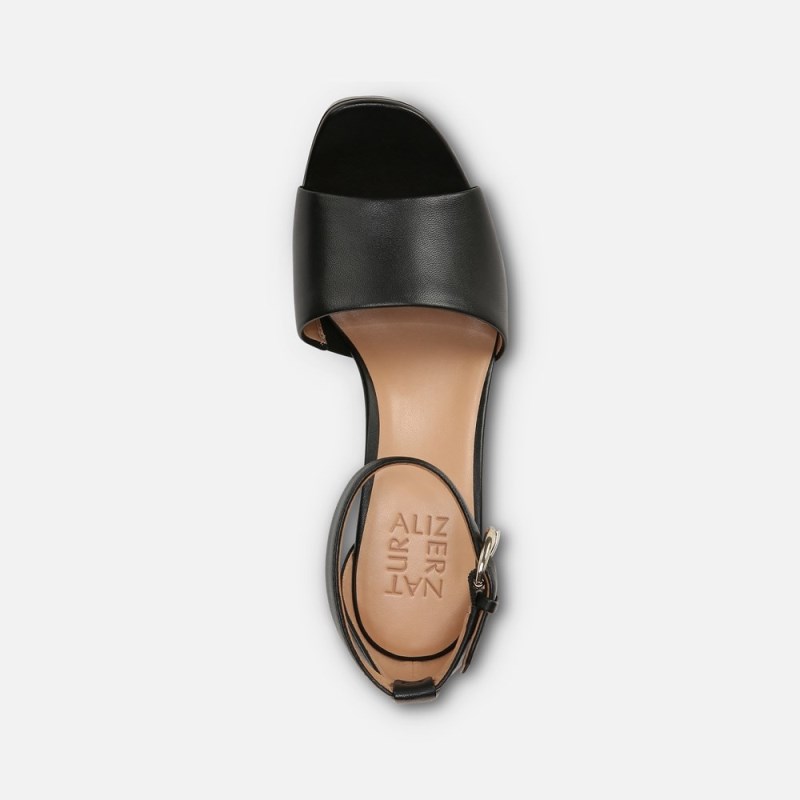 Naturalizer Pearlyn Dress Sandal Womens Black Heeled Sandals VQ66-4446C5