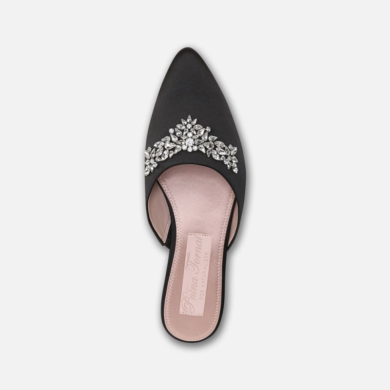 Naturalizer Pyaar Mule Womens Black Mules IR15-2865O2