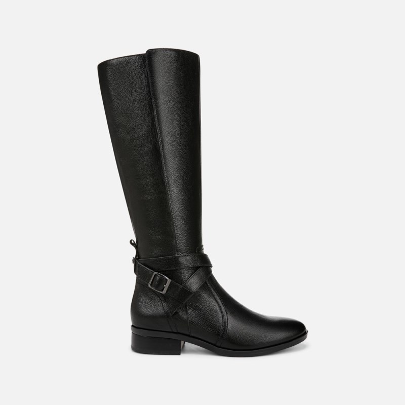 Naturalizer Rena 2 Extra Wide Calf Riding Boot Womens Black Extra Wide Calf Boots EN97-2267B9