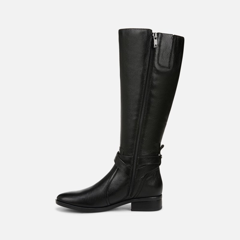 Naturalizer Rena 2 Extra Wide Calf Riding Boot Womens Black Extra Wide Calf Boots EN97-2267B9