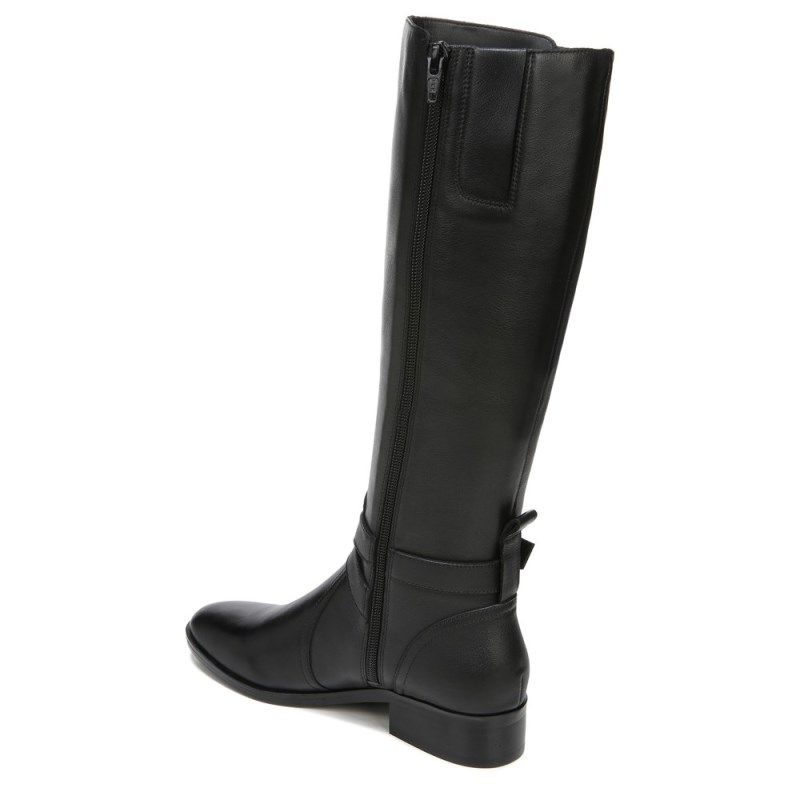 Naturalizer Rena Wide Calf Riding Boot Womens Black Wide Calf Boots FE66-7276V4