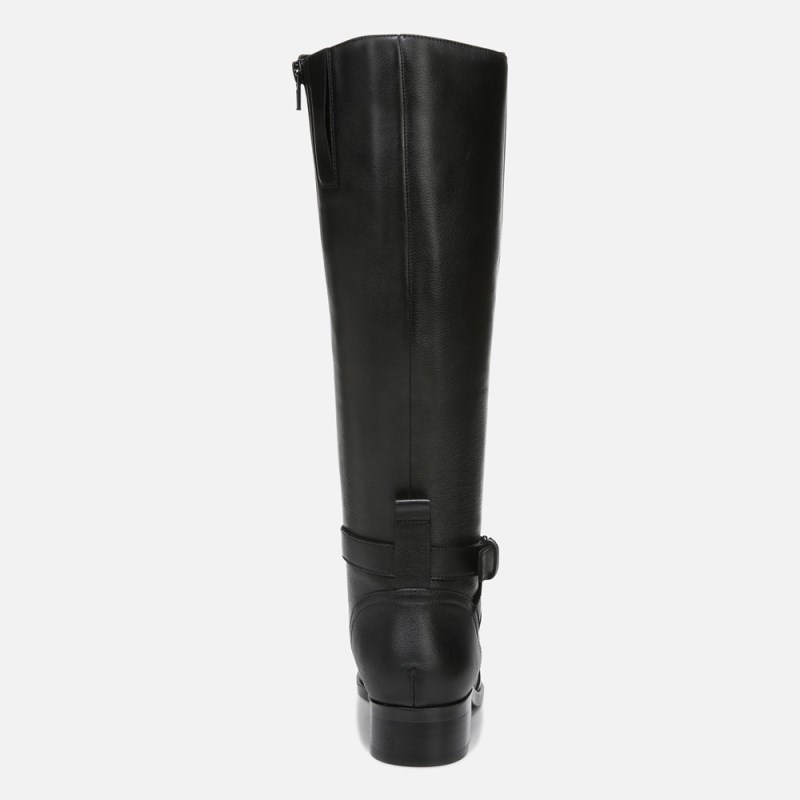 Naturalizer Rena Wide Calf Riding Boot Womens Black Wide Calf Boots FE66-7276V4