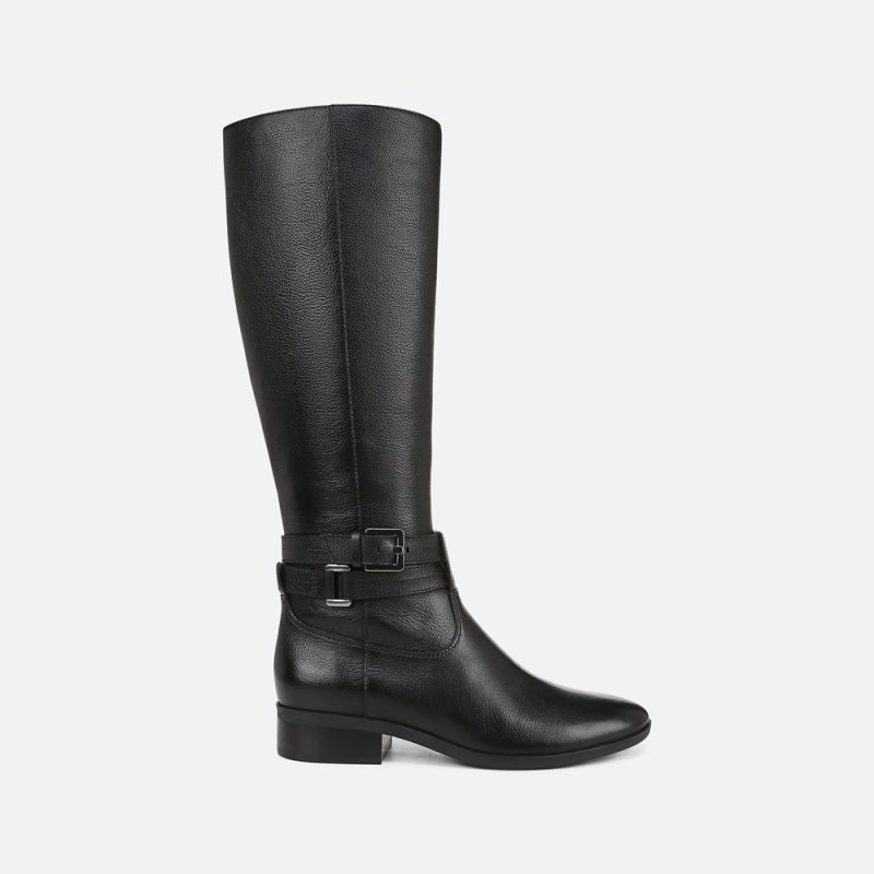 Naturalizer Rory Wide Calf Knee High boot Womens Black Knee High Boots SQ15-7045Z6