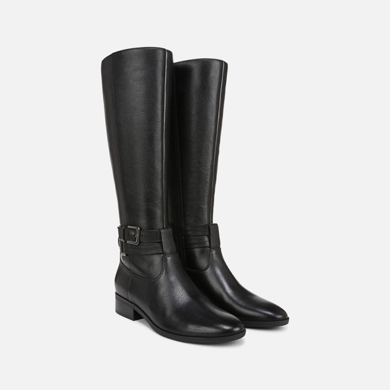 Naturalizer Rory Wide Calf Knee High boot Womens Black Knee High Boots SQ15-7045Z6