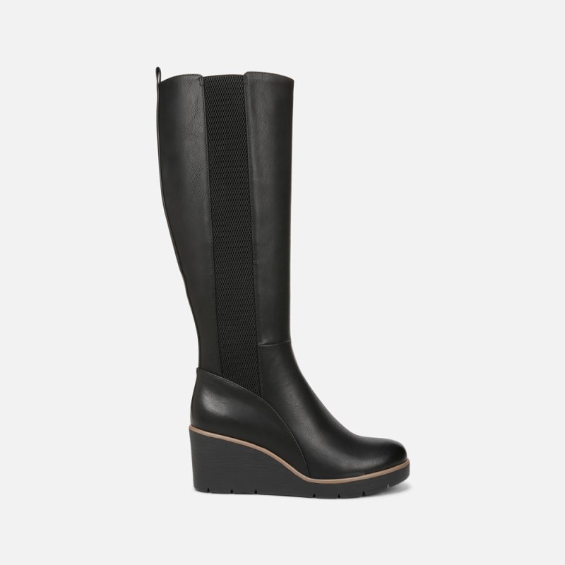 Naturalizer SOUL Adrian Knee High Boot Womens Black Knee High Boots HK27-7287Z6