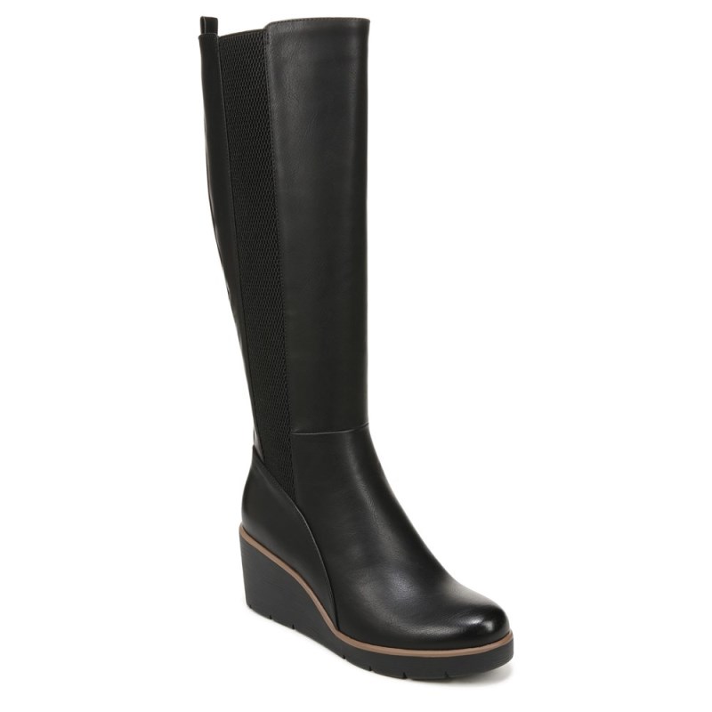 Naturalizer SOUL Adrian Knee High Boot Womens Black Knee High Boots HK27-7287Z6
