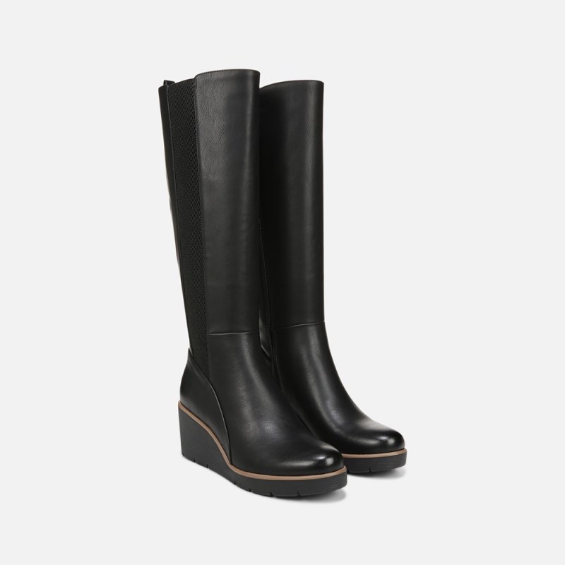 Naturalizer SOUL Adrian Knee High Boot Womens Black Knee High Boots HK27-7287Z6