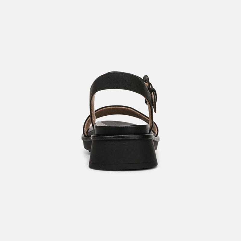 Naturalizer SOUL Emma Strappy Sandal Womens Black Platform Sandals CK80-0980R5