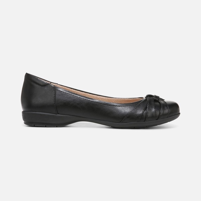 Naturalizer SOUL Gift Flat Womens Black Ballet Flats KQ01-6491Z1