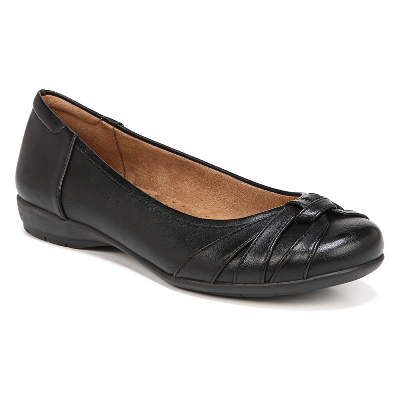 Naturalizer SOUL Gift Flat Womens Black Ballet Flats KQ01-6491Z1