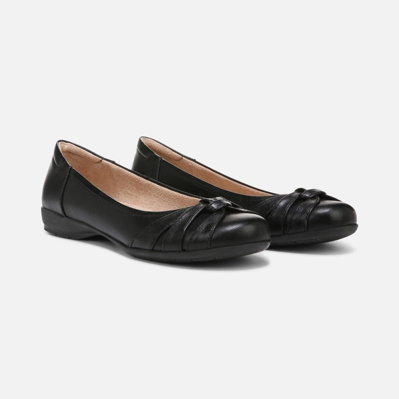 Naturalizer SOUL Gift Flat Womens Black Ballet Flats KQ01-6491Z1