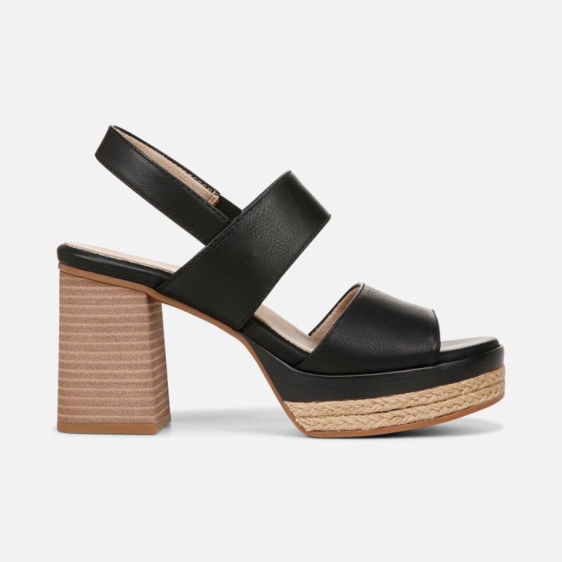 Naturalizer SOUL Holly Sandal Womens Black Heeled Sandals HS36-7126N7