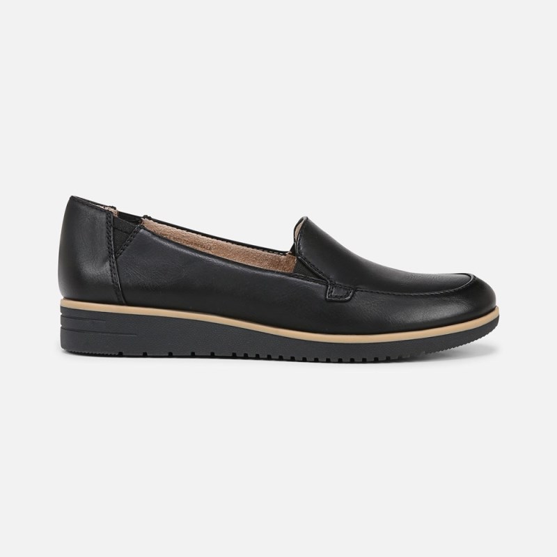 Naturalizer SOUL Idea Moc Loafer Womens Black Loafers MR22-3792W5