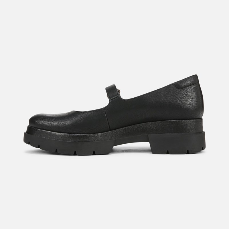 Naturalizer SOUL Olivet Mary Jane Lug Flat Womens Black Mary Janes IB59-6589T5
