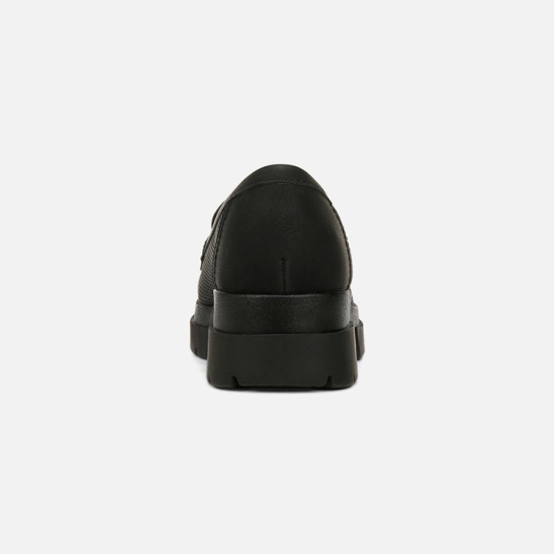 Naturalizer SOUL Ophelia Lug Sole Loafer Womens Black Loafers IL45-5345L2