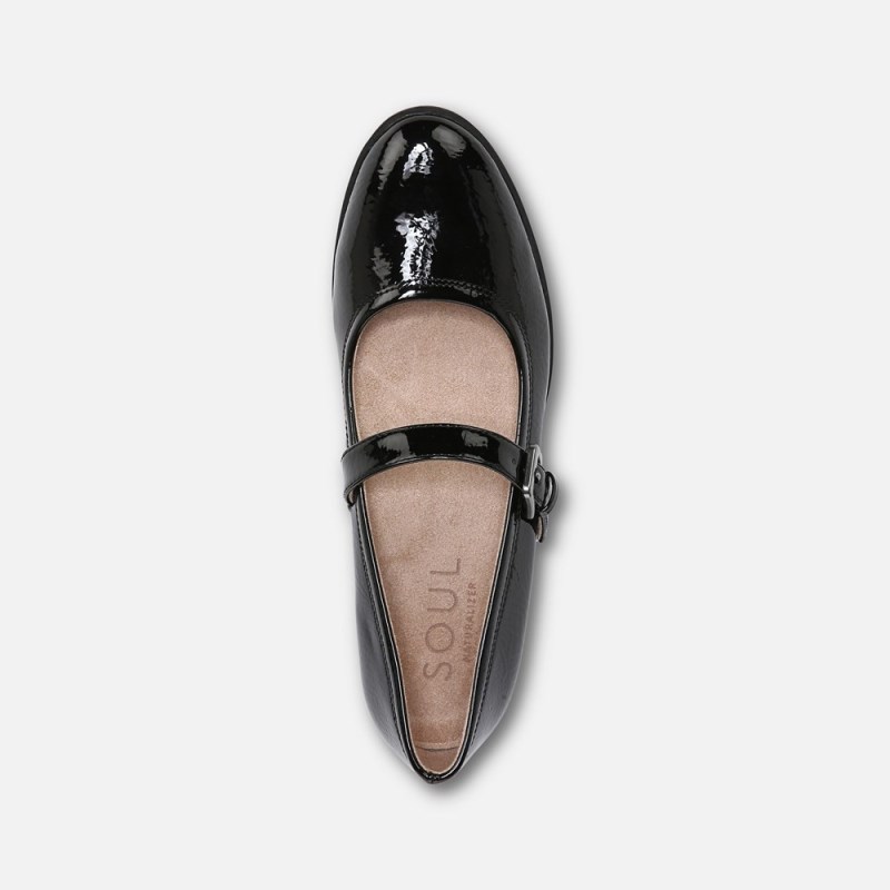 Naturalizer SOUL Ramona Mary Jane Flat Womens Black Mary Janes LN11-0501O0