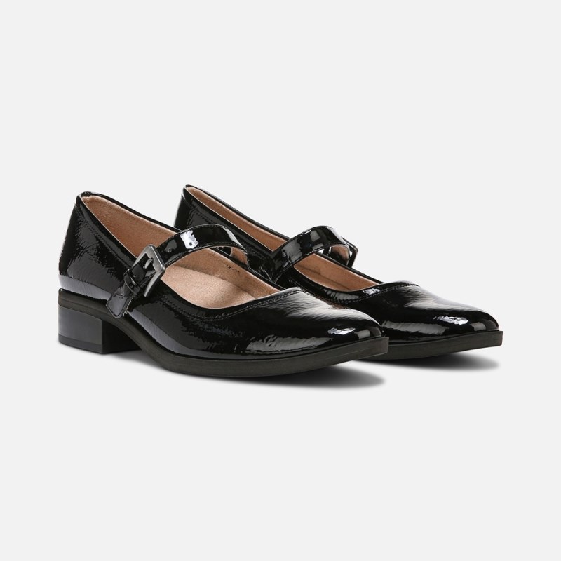 Naturalizer SOUL Ramona Mary Jane Flat Womens Black Mary Janes LN11-0501O0