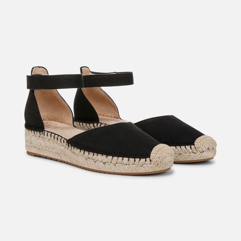 Naturalizer SOUL Wren Espadrille Womens Black Espadrilles LI17-2317P5