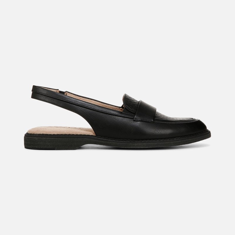 Naturalizer SOUL Yeah Slingback Loafer Womens Black Loafers ZR45-1515B8