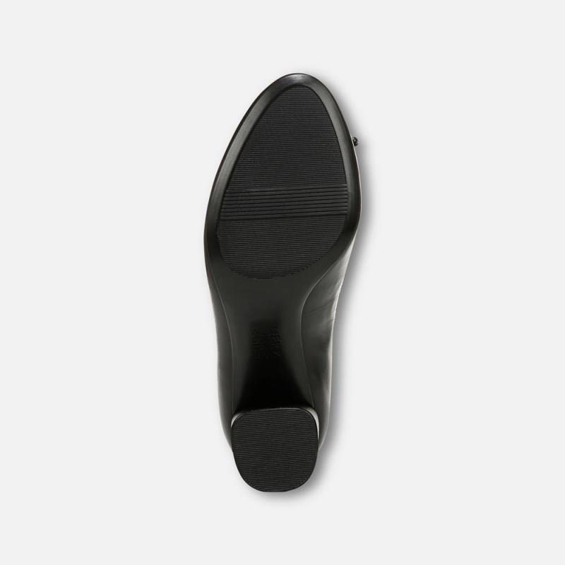 Naturalizer Sienna Block Heel Pump Womens Black Block Heels XM20-3120S7