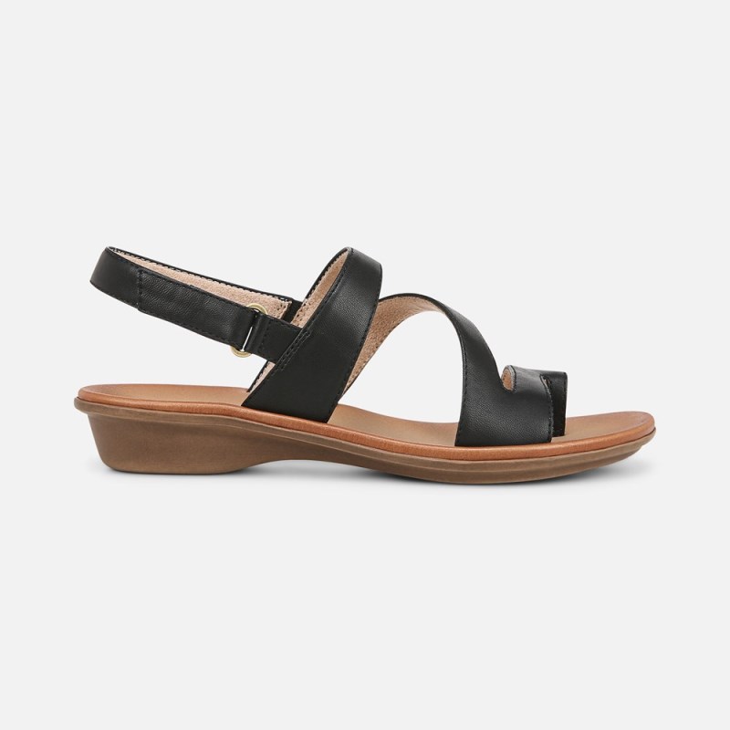 Naturalizer Soul Shakina Sandal Womens Black Strappy Sandals SN72-9322J1