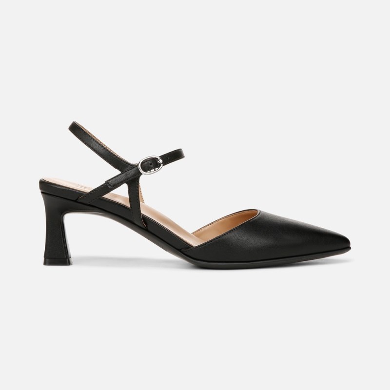 Naturalizer Tara Dress Shoe Womens Black Kitten Heels IK72-9972M9