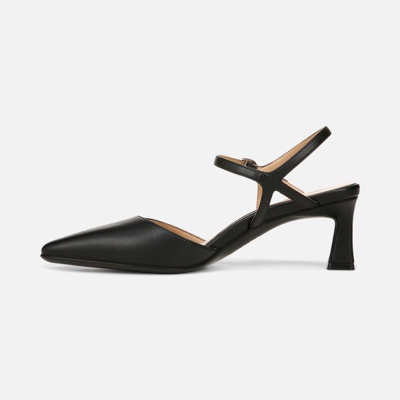 Naturalizer Tara Dress Shoe Womens Black Kitten Heels IK72-9972M9