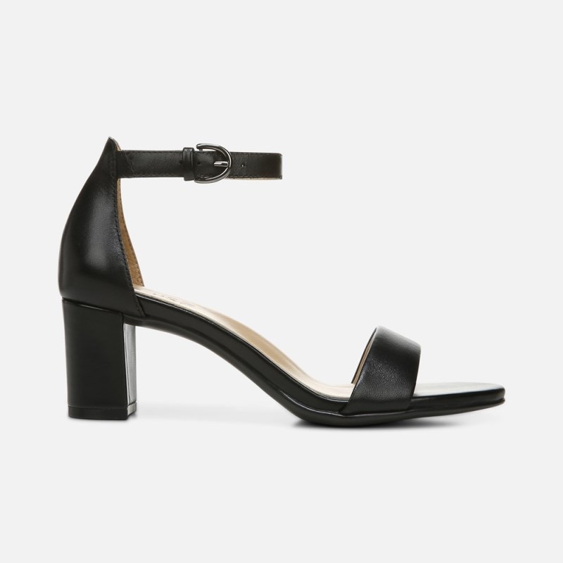 Naturalizer Vera Dress Sandal Womens Black Heeled Sandals RJ96-0496M6
