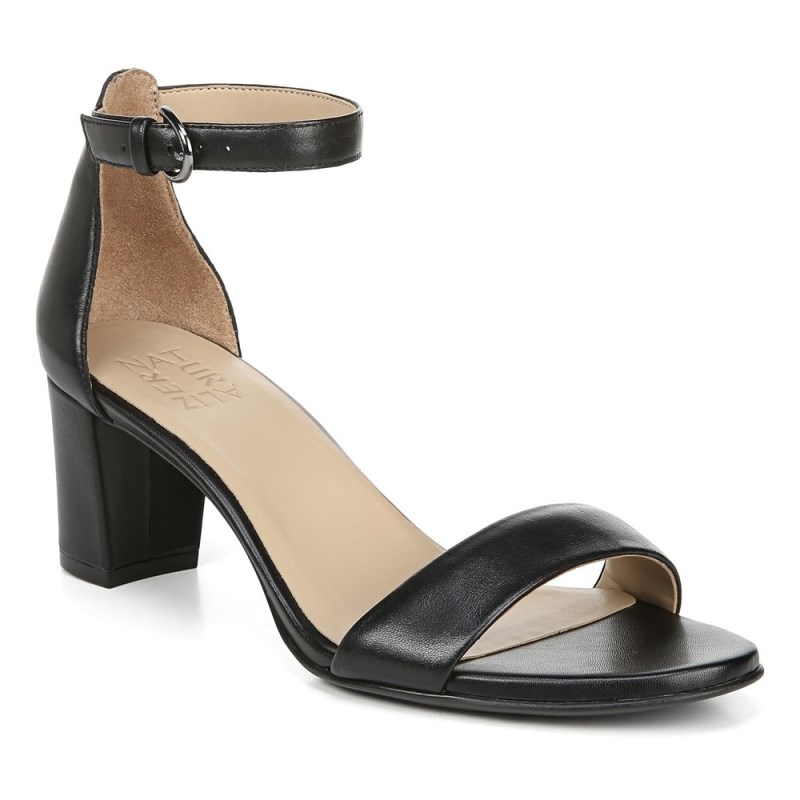 Naturalizer Vera Dress Sandal Womens Black Heeled Sandals RJ96-0496M6