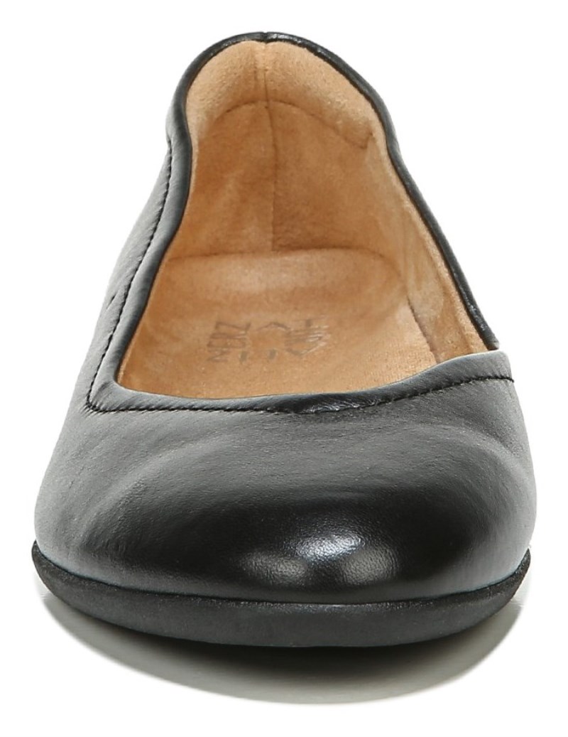Naturalizer Vivienne Flat Womens Black Ballet Flats WY73-3653Z2