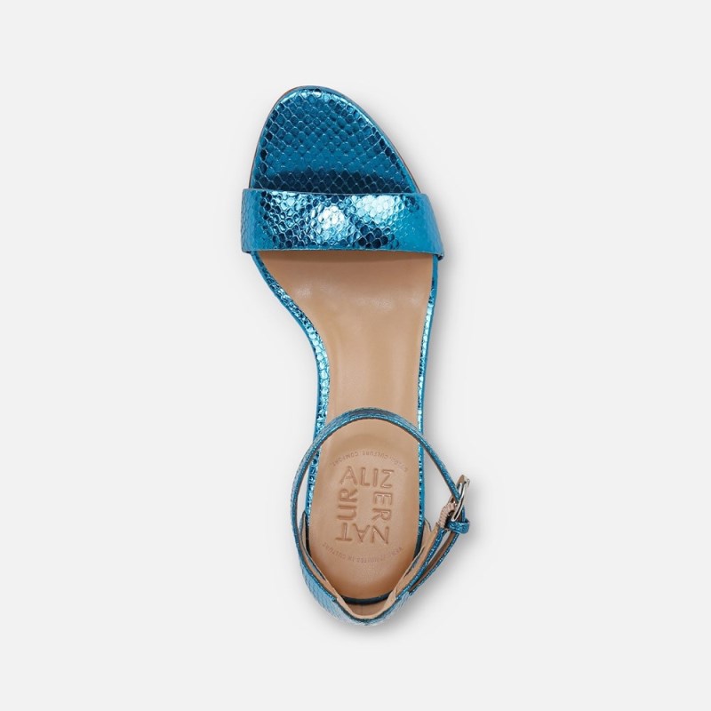 Naturalizer Limited Edition Vera Dress Sandal Womens Blue Metallic / Snake Heeled Sandals FE20-1330O1