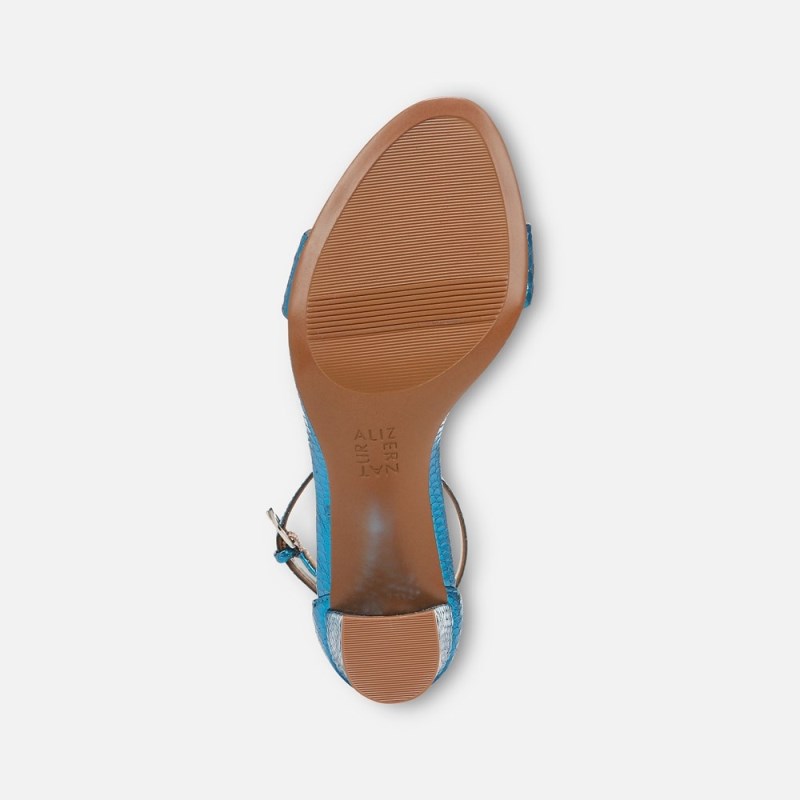 Naturalizer Limited Edition Vera Dress Sandal Womens Blue Metallic / Snake Heeled Sandals FE20-1330O1