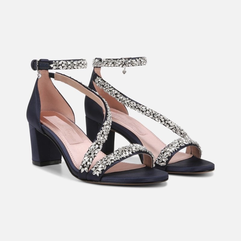 Naturalizer Ahava Dress Sandal Womens Blue Heeled Sandals HQ07-5157M1