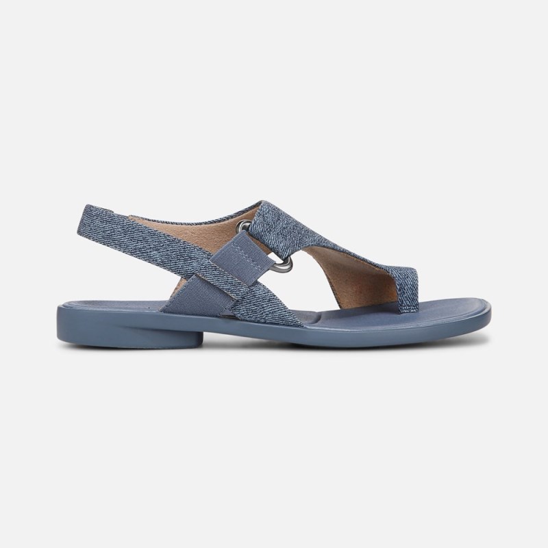 Naturalizer SOUL Freya Sandal Womens Blue Flat Sandals JV80-9030P5