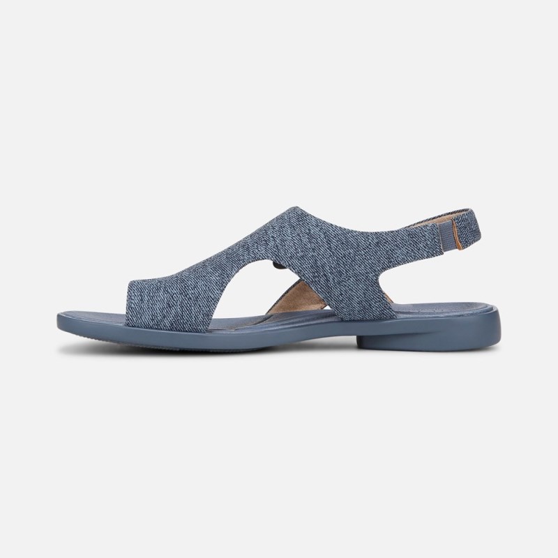 Naturalizer SOUL Freya Sandal Womens Blue Flat Sandals JV80-9030P5