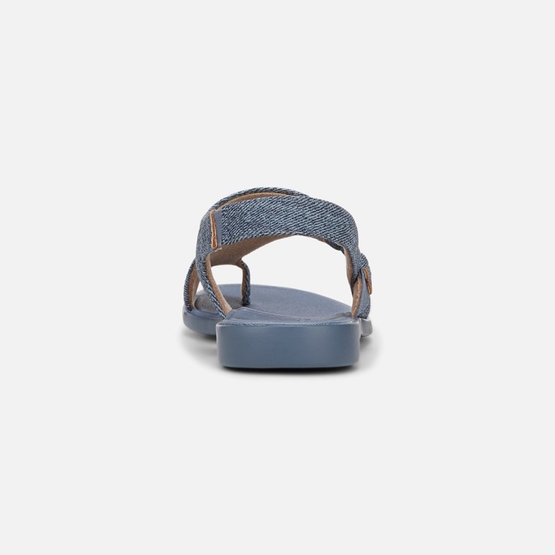Naturalizer SOUL Freya Sandal Womens Blue Flat Sandals JV80-9030P5