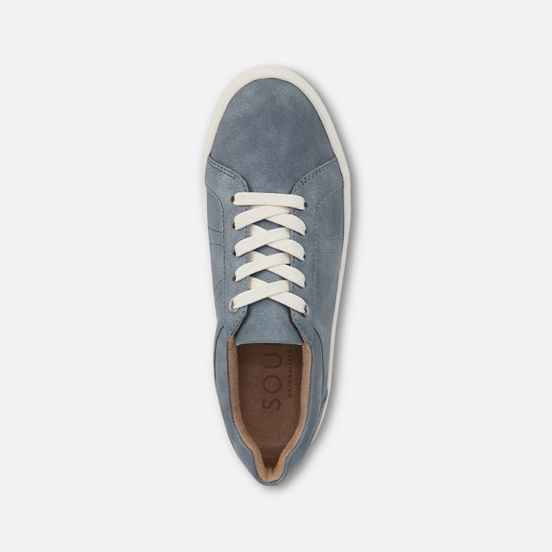Naturalizer SOUL Neela Sneaker Womens Blue Platform Sneakers IV55-3725W5