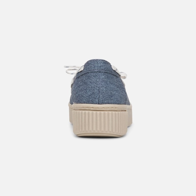 Naturalizer SOUL Tia Boat Shoe Womens Blue Loafers PV59-0759P1
