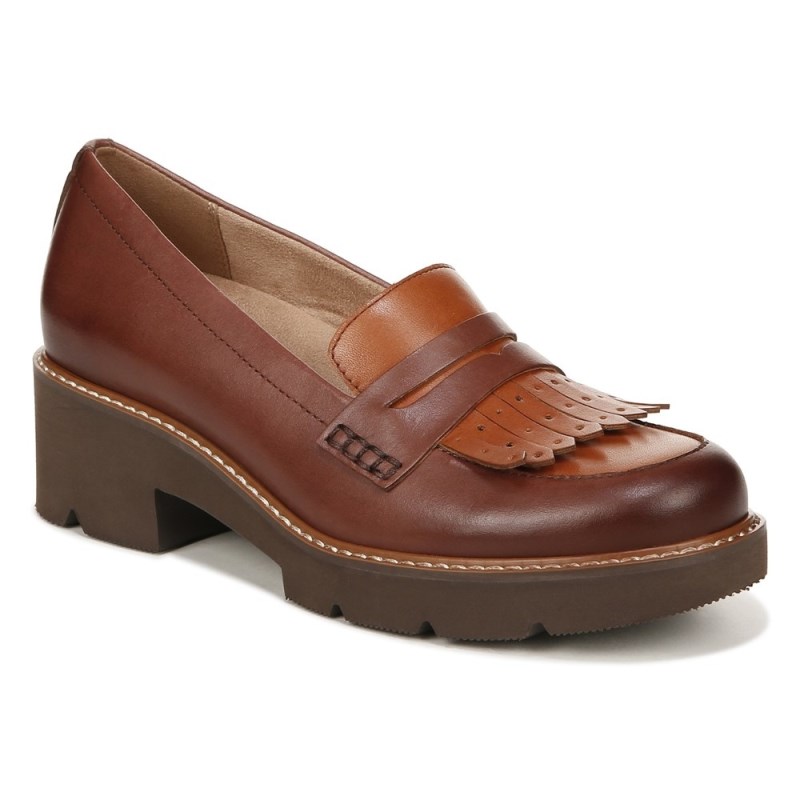 Naturalizer Darcy Loafer Womens Brown Multi Loafers XV09-7439U8